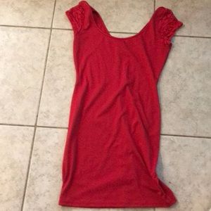 Wet seal red mini dress